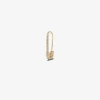 Anita Ko 18k Yellow Gold Diamond Single Saftey Pin Earring In Gold