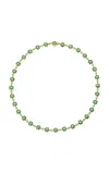 Anita Ko 18k Yellow Gold Small Emerald And Diamond Flora Choker
