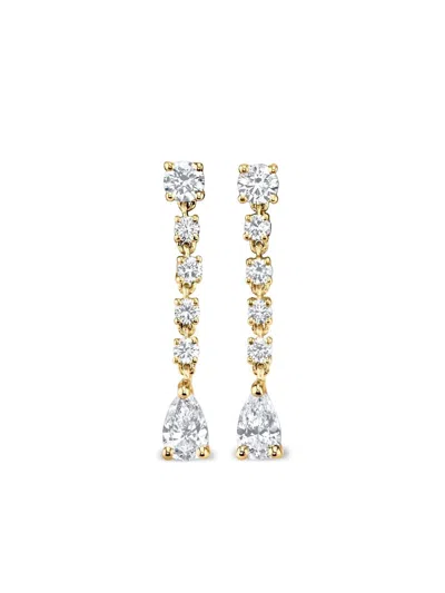 Anita Ko 18k Yellow Gold Small Rope Diamond Earrings