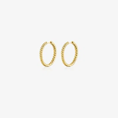 Anita Ko 18k Yellow Gold Zoe Hoop Earrings