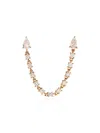 Anita Ko Yellow Gold And Diamond Double-pierced Loop Single Earring In Rose Gold