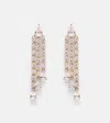 Anita Ko 18kt Gold Drop Earrings With Diamonds In Gold