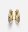 Anita Ko 18kt Gold Reversible Hoop Earrings With Diamonds In Gold