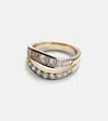 Anita Ko 18kt Gold Ring With Diamonds In Gold