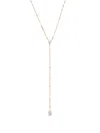 Anita Ko 18kt Rose Gold Diamond Lariat Necklace In Rosa