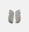 Anita Ko 18kt White Gold Earrings With Diamonds In Silver