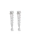 Anita Ko 18kt White Gold Olivia Diamond Earrings In 银色