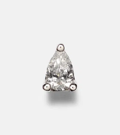 Anita Ko Einzelner Ohrring Aus 18kt Weissgold Mit Diamant In Silver