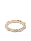 Anita Ko 18kt Yellow Gold Bamboo Diamond Ring In Gold
