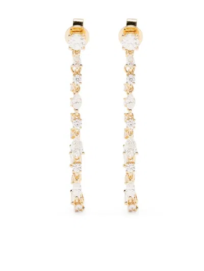 Anita Ko 18kt Yellow Gold Diamond Loop Earrings