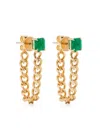 Anita Ko 18kt Yellow Gold Emerald Earrings In Gold