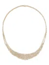 Anita Ko 18k Yellow Gold Mesh Diamond Selene Necklace In Gold