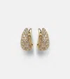 Anita Ko Claw 18kt Gold Earrings With Diamonds In Gold