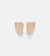 Anita Ko Croissant 18kt Gold Earrings With Diamonds In Gold