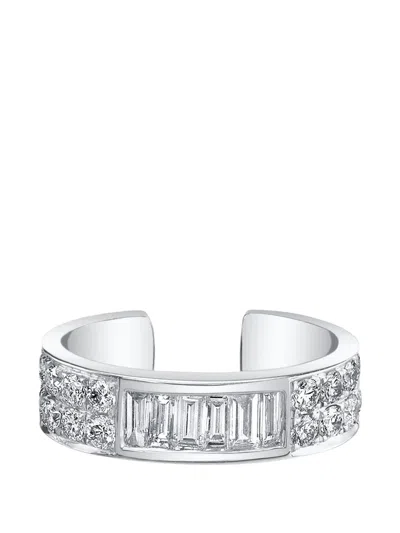 Anita Ko Diamond Ear Cuff In Silver