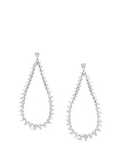 Anita Ko Diamond Earrings In Silver