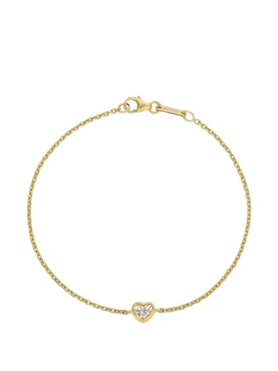 Anita Ko Diamond Heart-detail Bracelet In Gold