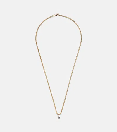 Anita Ko Franco 18kt Gold Chain Necklace With Diamond