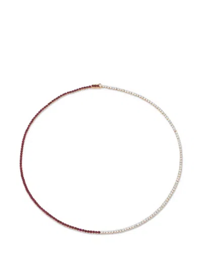 Anita Ko Hepburn Ruby And Diamond Choker In Multi