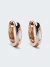 Anita Ko 18kt Rose Gold Marquise Diamond Huggies In 18k Rose Gold