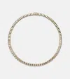 Anita Ko Large 18kt Gold Choker With Diamonds In Gold