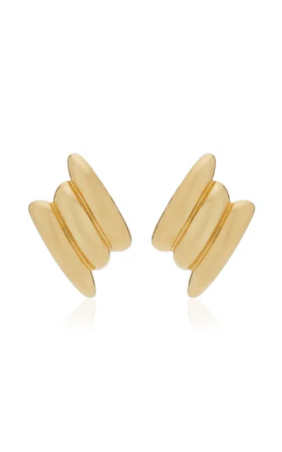 Anita Ko Large Claire 18k Yellow Gold Earrings