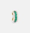 Anita Ko Lola 18kt Gold Ear Cuff With Emeralds And Diamonds In Gold