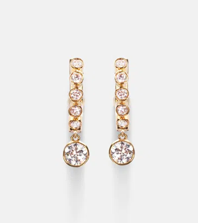 Anita Ko Melrose 18kt Gold Huggie Earrings With Diamonds
