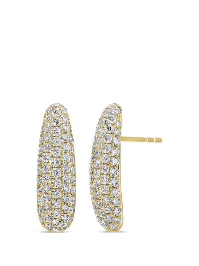 Anita Ko Petite Claire Diamond Earrings In Yellow