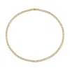 Anita Ko Plain Chain-link Choker In 18k Yellow Gold,white Diamond