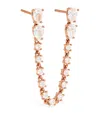 Anita Ko Rose Gold And Diamond Daphne Double-piercing Single Earring In Rose Gold