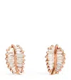 Anita Ko Rose Gold And Diamond Palm Leaf Stud Earrings In Rose Gold