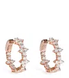 Anita Ko Rose Gold And Diamond Vivi Hoop Earrings In Rose Gold