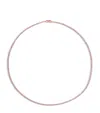 Anita Ko Rose Gold And Pink Sapphire Hepburn Necklace In Rose Gold