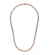 Anita Ko Rose Gold, Diamond And Rainbow Sapphire Hepburn Necklace In Multi