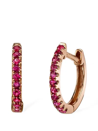Anita Ko Ruby Earrings In Pink