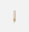 Anita Ko Safety Pin 18kt Gold Single Earring With Diamonds In Gold