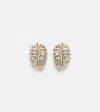 Anita Ko Small 18kt Gold Earrings With Diamonds In Gold