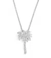 Anita Ko Small White Gold And Diamond Palm Tree Pendant Necklace