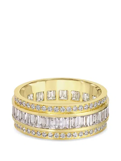 Anita Ko Stacked-desing Diamond Ring In Gold
