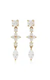 Anita Ko Rose Gold And Diamond Vivi Drop Earrings In Gold