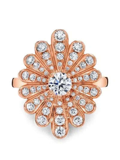 Anita Ko Water Lily Diamond Ring In Gold