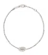 Anita Ko White Gold And Diamond Leaf Bracelet In White