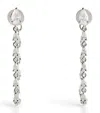 Anita Ko White Gold And Diamond Loop Earrings In White