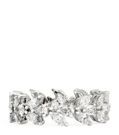 Anita Ko White Gold And Diamond Lotus Ring