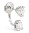 Anita Ko White Gold And Diamond Orbit Single Earring In White