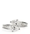 Anita Ko White Gold And Diamond Saturn Ring In White