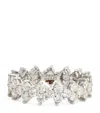 Anita Ko White Gold And Diamond Triangle Eternity Ring In White