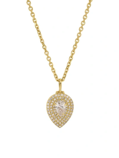 Anita Ko Women's Loulou 18k Yellow Gold & 0.84 Tcw Diamond Locket Necklace
