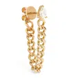 Anita Ko Yellow Gold And Diamond Cuban Chain Single Earring In Yellow